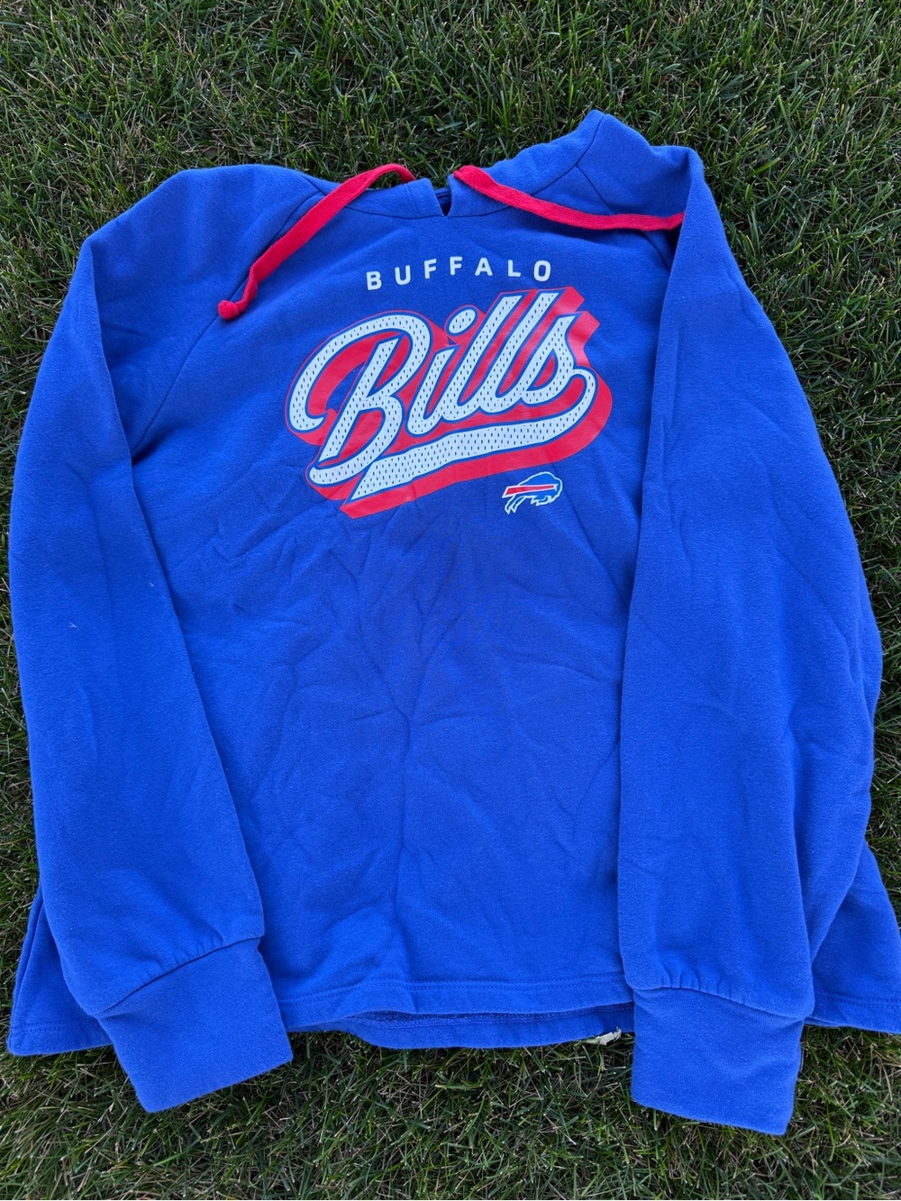 Fanatics NFL Buffalo Bills Women's Pullover Hoodie Blue Red White XL
